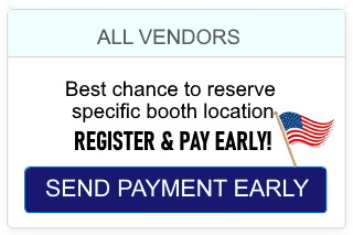 Register & Send Payment EARLY to secure your booth